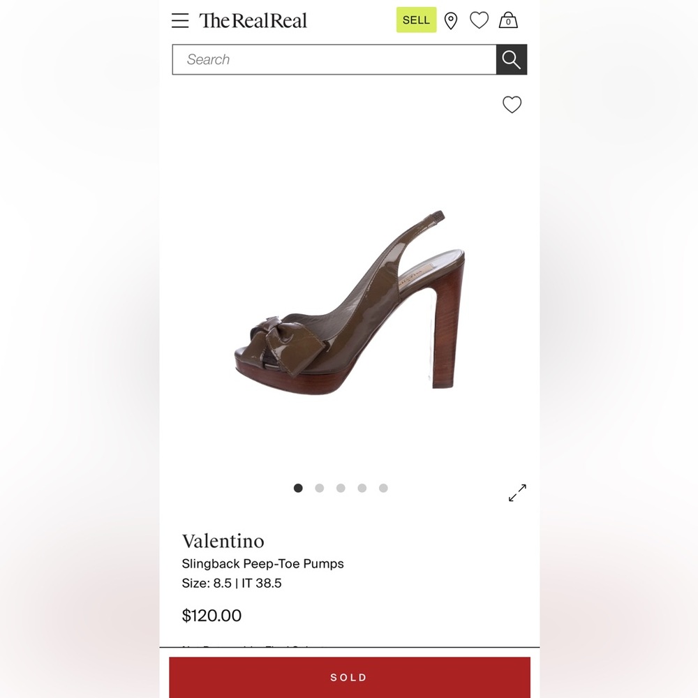 Valentino sling-back pumps